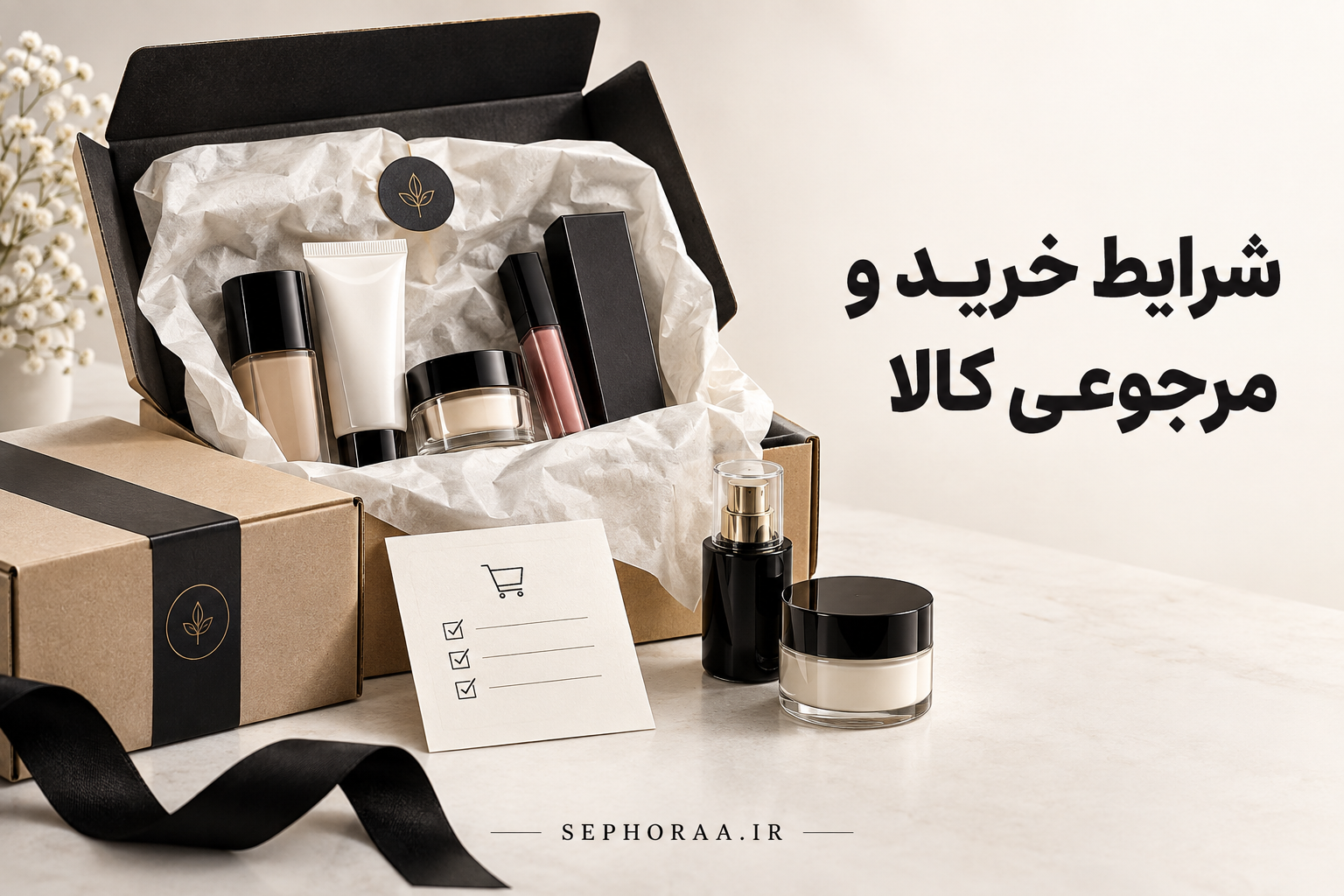 نکات و شرایط خرید و ارسال کالا