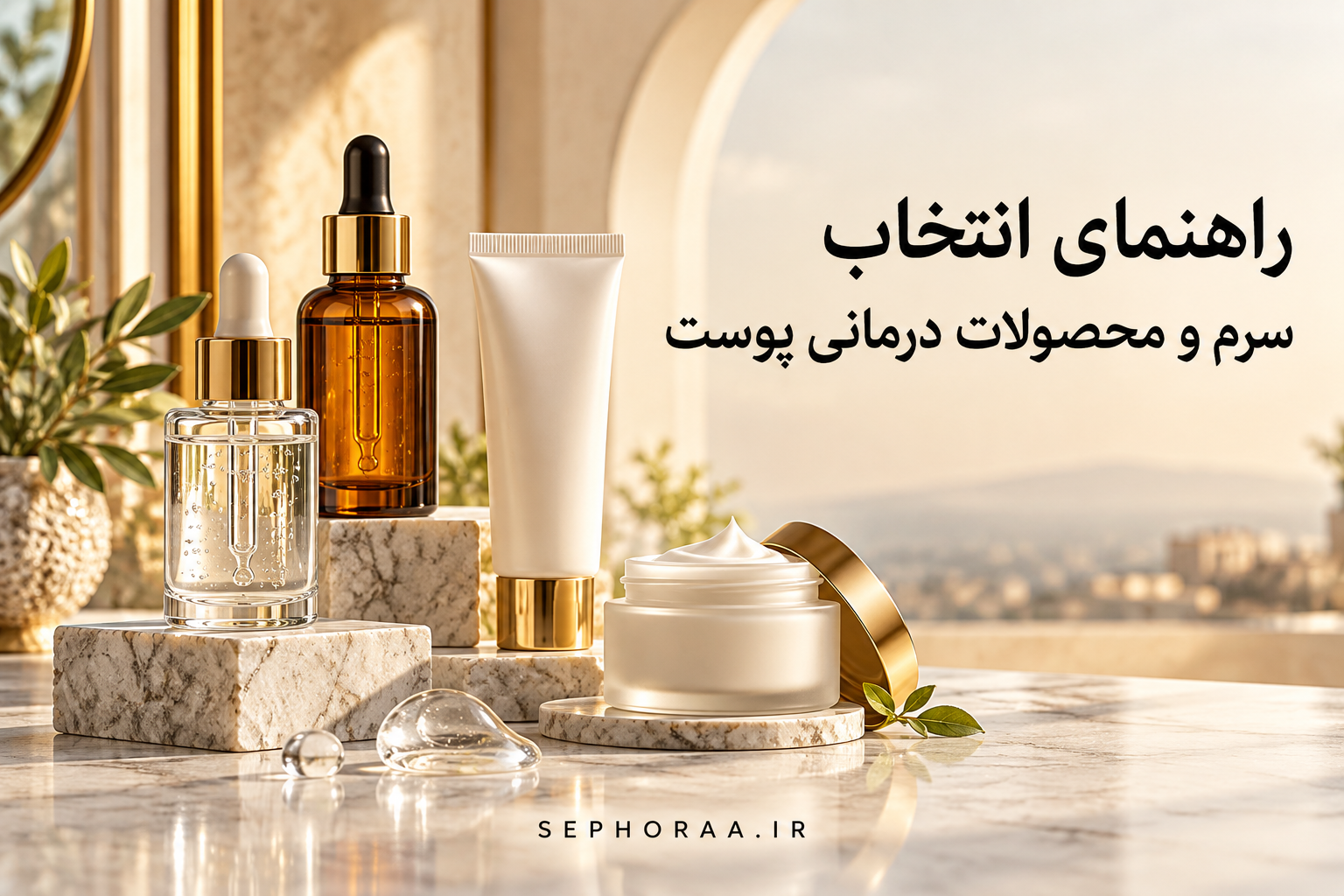 راهنمای انتخاب سرم و محصولات درمانی پوست