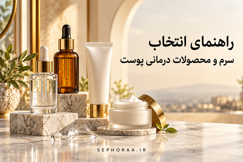 راهنمای انتخاب سرم و محصولات درمانی پوست