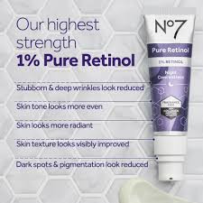 کنسانتره شب رتینول خالص و قوی 1% نامبر سون No7 Pure Retinol 1% Retinol Night Concentrate