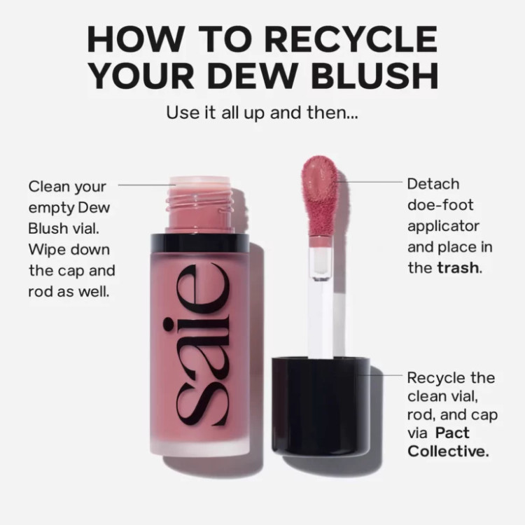 رژگونه مایع سای Saie Dew Blush رنگ Chili ا حجم 12 میل فولسایز