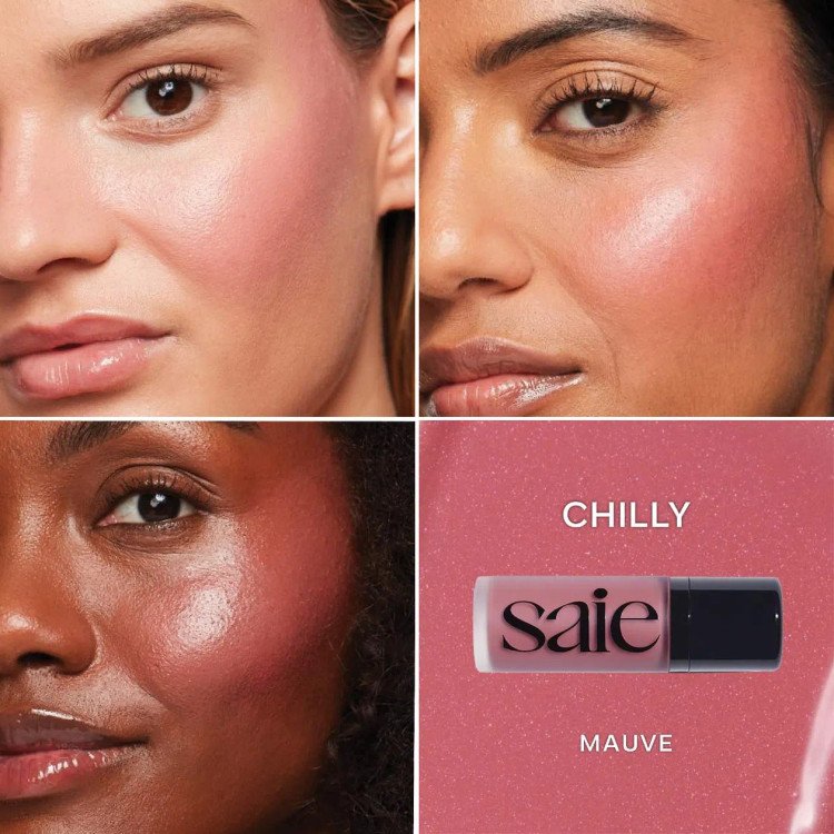 رژگونه مایع سای Saie Dew Blush رنگ Chili ا حجم 12 میل فولسایز